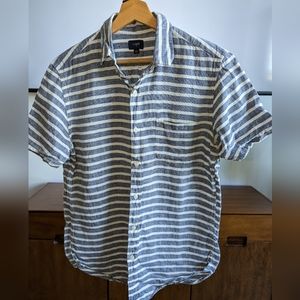 Linen Casual Shirt Sleeve Shirt